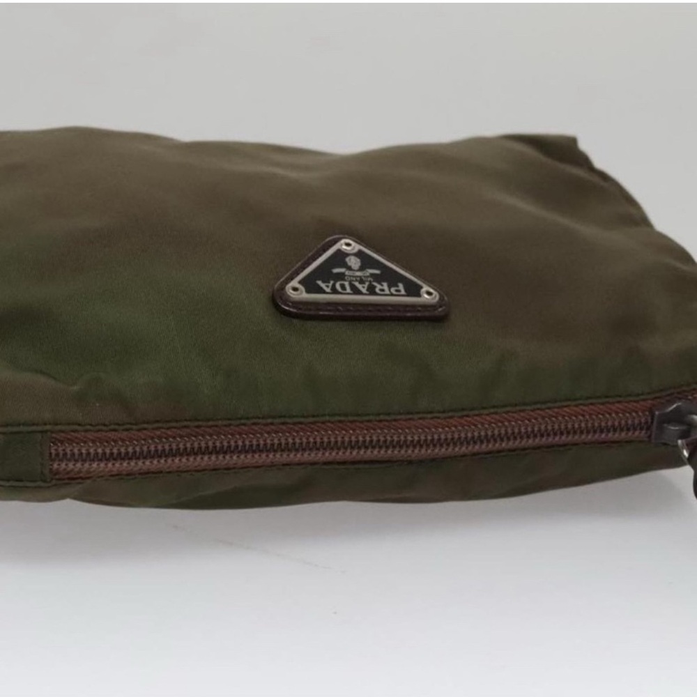 Prada Khaki Green Toiletry Bag- Large AUTHENTIC - Picture 7 of 10